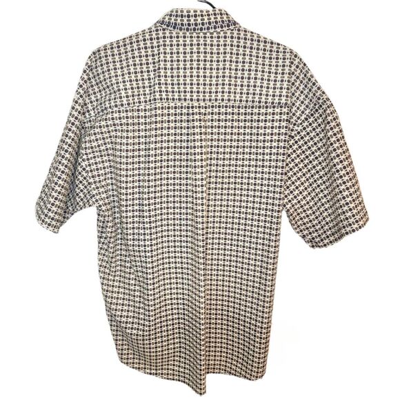 Short Sleeve Vtg Retro Button Down Shirt 100% Cotton Excellent Cond. Size XL - Picture 2 of 6